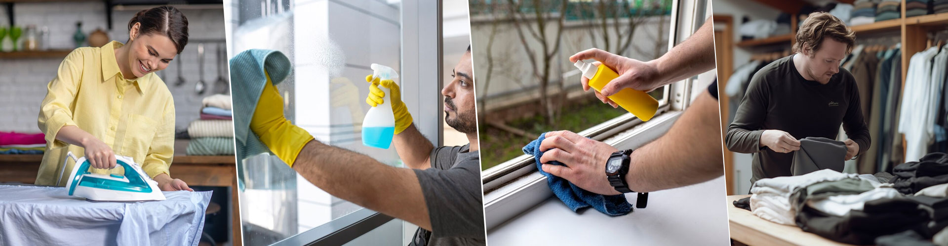 Laundry & Ironing Services/Window & Balcony Cleaning Services
